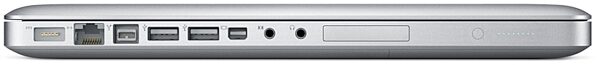 open zoom image for Apple MacBook Pro with Multi-Touch Trackpad (15 in.), Side - Ports Closed