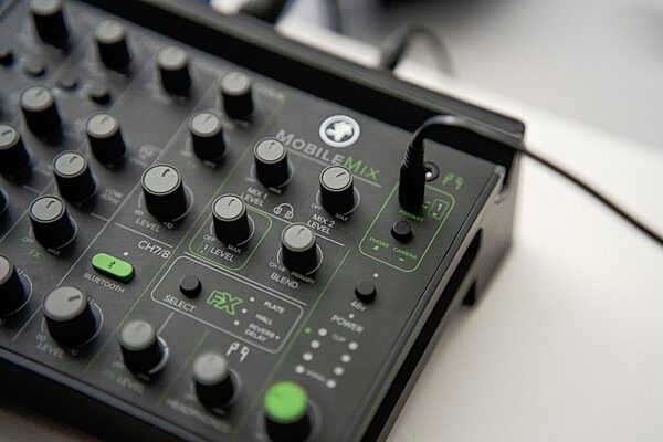 open zoom image for Mackie MobileMix USB-Powered Mixer, 8-Channel, New, Action Position Back