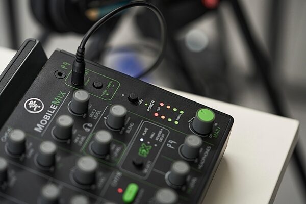 open zoom image for Mackie MobileMix USB-Powered Mixer, 8-Channel, New, Action Position Back