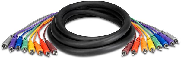 open zoom image for Hosa Snake Cable (RCA x 8), 6.6 foot, 2 Meter, HOSCRA80