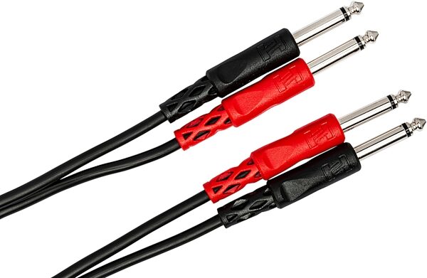 open zoom image for Hosa Dual Instrument Cable (1/4" TS x 2), 3.3 foot, 1 Meter, HOSCPP20