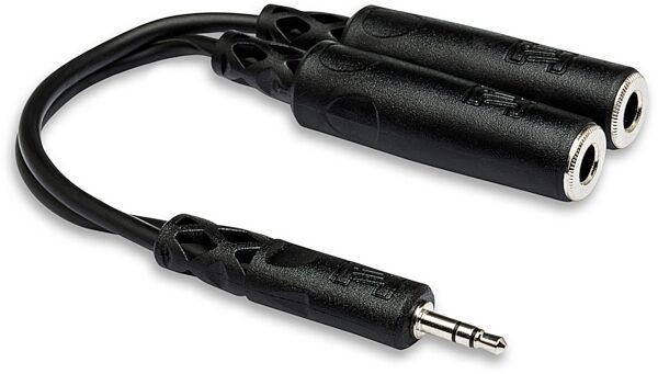 open zoom image for Hosa YMP-233 Y Cable, 1/8" TRS to Dual 1/4" TRS-F, New, HOSYMP233