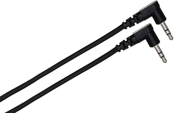 open zoom image for Hosa Stereo Interconnect 3.5 mm Right-Angle TRS to Right-Angle TRS Cable, 3 foot, HOSCMMRR