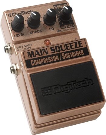 open zoom image for DigiTech Main Squeeze X-Series Compressor Sustainer Pedal, Main