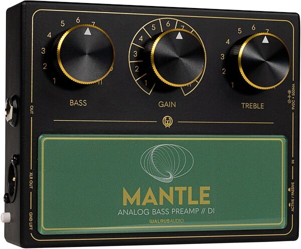 open zoom image for Walrus Audio Mantle Bass Pre-Amp/DI Direct Box, Black, Action Position Back