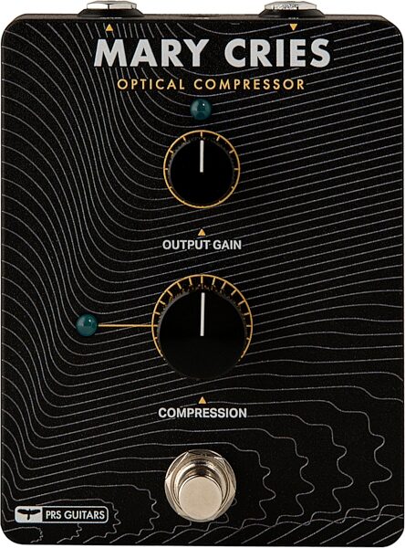 open zoom image for PRS Paul Reed Smith Mary Cries Optical Compressor Pedal, New, Action Position Back