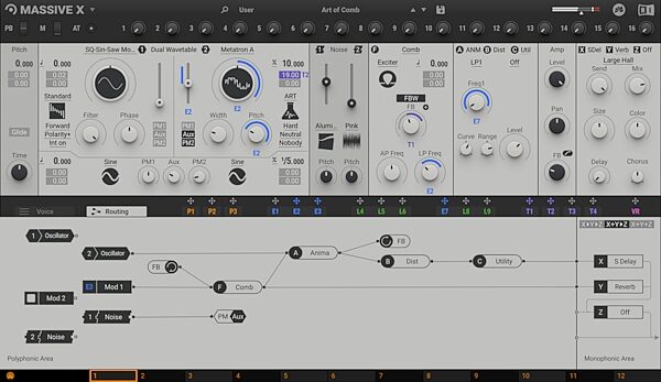 open zoom image for Native Instruments Massive X Software Synthesizer, Digital Download, Action Position Back