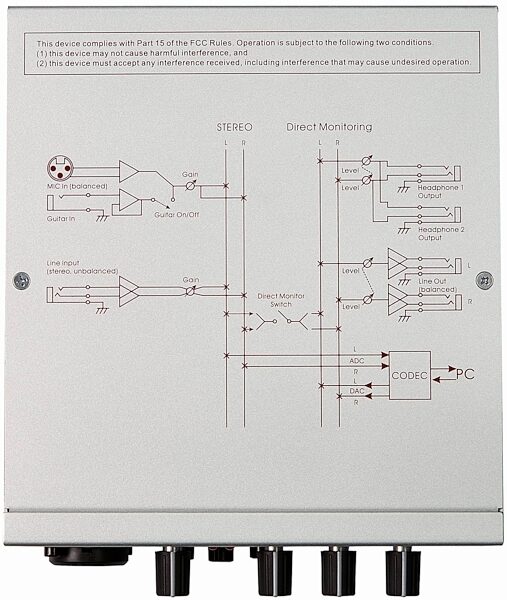 open zoom image for CME Matrix K FireWire Audio Interface, Top