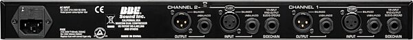 open zoom image for BBE MaxCom Dual Channel Compressor Limiter Gate, Rear