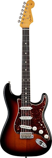 open zoom image for Fender John Mayer Signature Stratocaster Electric Guitar (with Case), 3-Color Sunburst