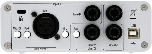 open zoom image for Digidesign Mbox 2 Mini USB Audio Interface (Macintosh and Windows), Rear