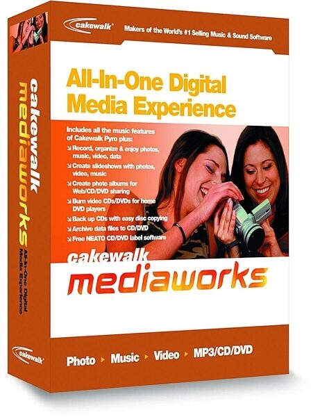 open zoom image for Cakewalk MediaWorks Audio/Video Softare (Windows), Main