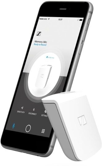 open zoom image for Sennheiser Memory Mic Wireless Clip-On Microphone, Action Position Back