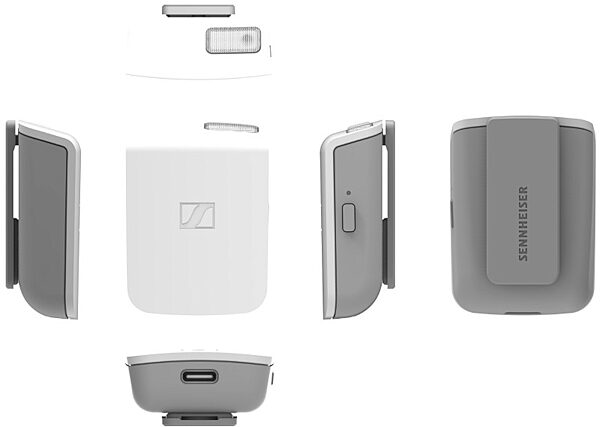 open zoom image for Sennheiser Memory Mic Wireless Clip-On Microphone, Action Position Back