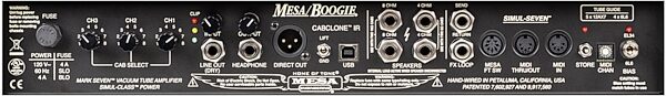 open zoom image for Mesa/Boogie Mark VII Tube Amplifier Head (90 Watts), New, Action Position Back