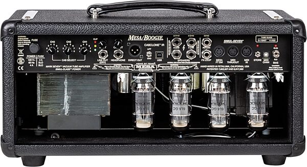 open zoom image for Mesa/Boogie Mark VII Tube Amplifier Head (90 Watts), New, Action Position Back
