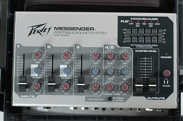open zoom image for Peavey Messenger Portable Sound System, Panel 2