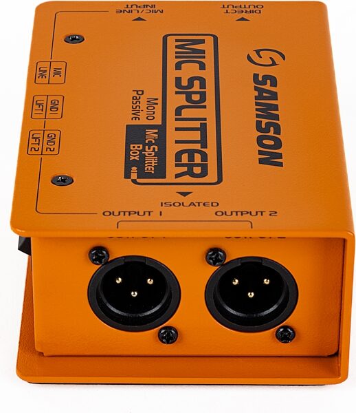 open zoom image for Samson Mic Splitter Compact Passive Signal Splitter, New, Side