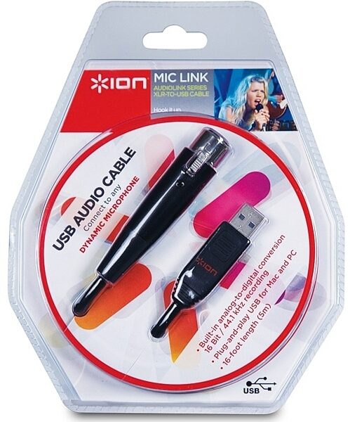 open zoom image for Ion Audio MicLink USB Microphone Cable, Main