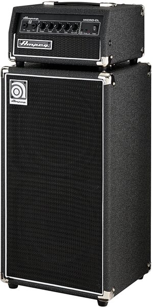open zoom image for Ampeg Micro-CL SVT Classic Bass Amp Stack, 100 Watts, New, Angle