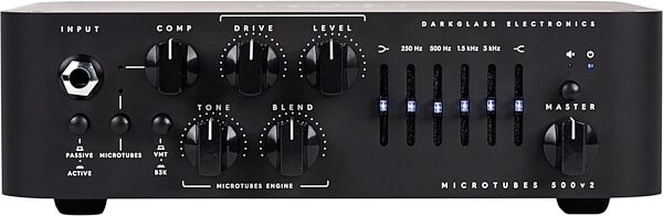 open zoom image for Darkglass M500V2 Bass Amplifier Head (500 Watts), New, Action Position Back