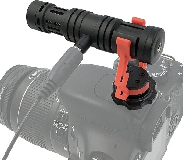 open zoom image for Ampridge MightyMic F Smartphone/DSLR Shotgun Microphone, New, Action Position Front