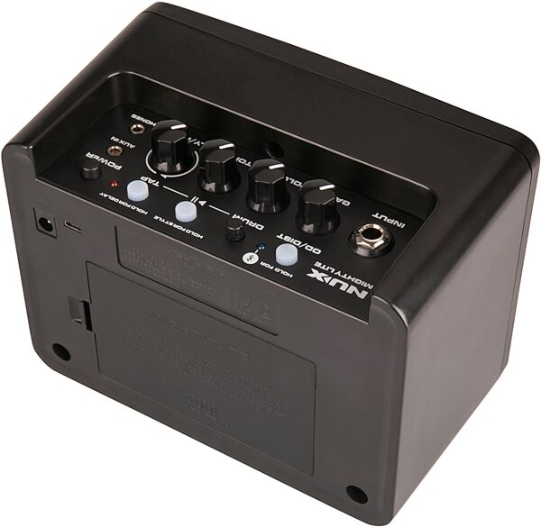 open zoom image for NUX Mighty Lite BT Desktop Guitar Amp with Bluetooth, Angled Back