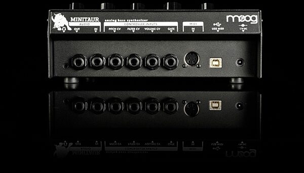 open zoom image for Moog Minitaur Analog Synthesizer, New, Rear
