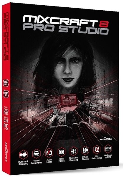 open zoom image for Acoustica Mixcraft 8 Pro Studio Production Software (Windows), Main