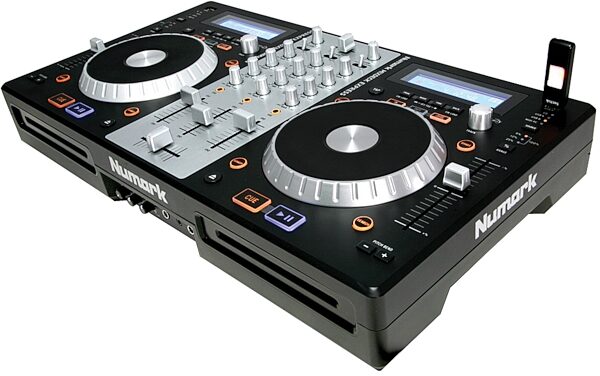 open zoom image for Numark Mixdeck Express Multi-Format USB DJ CD Controller System, Angle