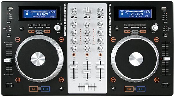 open zoom image for Numark Mixdeck Express Multi-Format USB DJ CD Controller System, Main