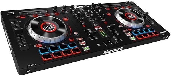 open zoom image for Numark Mixtrack Platinum USB DJ Controller, Angle