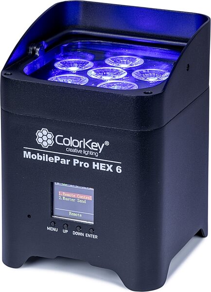 open zoom image for ColorKey MobilePar Pro Hex 6 Stage Light, Single, Action Position Back