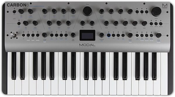 open zoom image for Modal CARBON8 Experimental Digital Synthesizer, New, Action Position Back