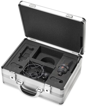 open zoom image for Neumann TLM 103 Mono Set Large-Diaphragm Condenser Microphone with Shock Mount and Aluminum Case, Black, TLM 103 MT Mono Set, Mono Set