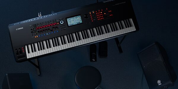 open zoom image for Yamaha Montage 8 Keyboard Synthesizer, 88-Key, In Use