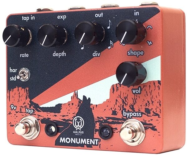 open zoom image for Walrus Audio Monument Harmonic Tap Tremolo Pedal, View 2