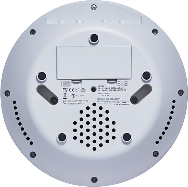 open zoom image for Roland MN-10 Mood Pan Electronic Handpan Instrument, New, Action Position Back