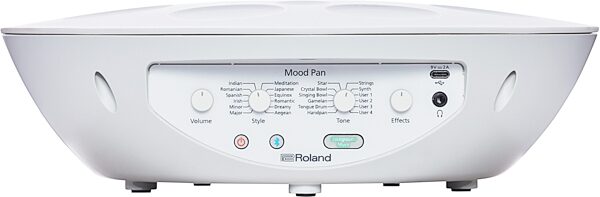 open zoom image for Roland MN-10 Mood Pan Electronic Handpan Instrument, New, Action Position Back