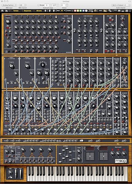 open zoom image for Arturia Moog Modular V Software Synth (Macintosh and Windows), Main