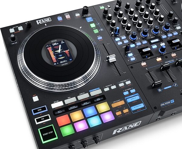 open zoom image for Rane Performer 4-Channel Motorized DJ Controller, Open Box (Very Good), Detail Control Panel