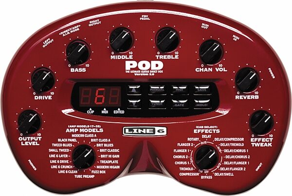 open zoom image for Line 6 POD 2.0 Guitar Amp Modeling Processor, Main