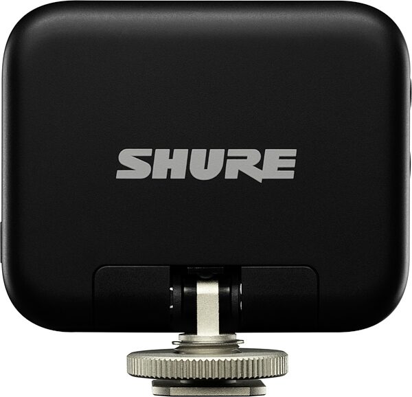 open zoom image for Shure MoveMic Camera Shoe-Mountable Wireless Receiver, MV-R-Z7, Action Position Back