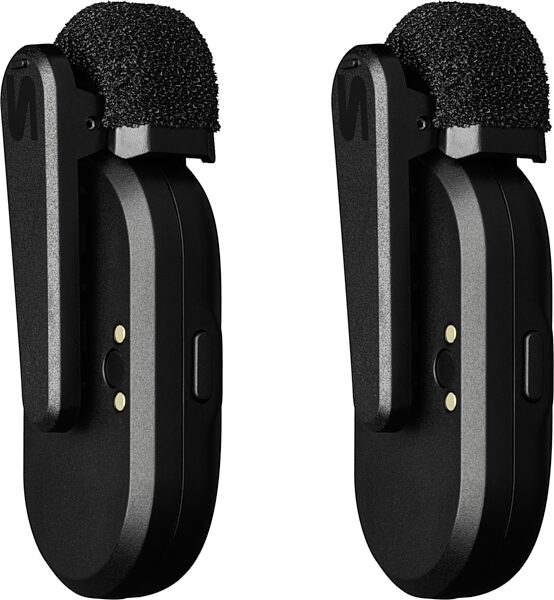open zoom image for Shure MoveMic Two Wireless Lavalier Microphone Set, MV-TWO-Z7, Open Box (Very Good), Action Position Back
