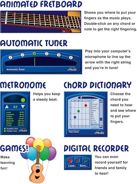 open zoom image for eMedia My Guitar Instructional DVD, Tools