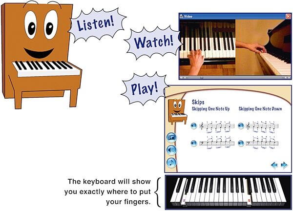 open zoom image for eMedia My Piano Software, Screenshot