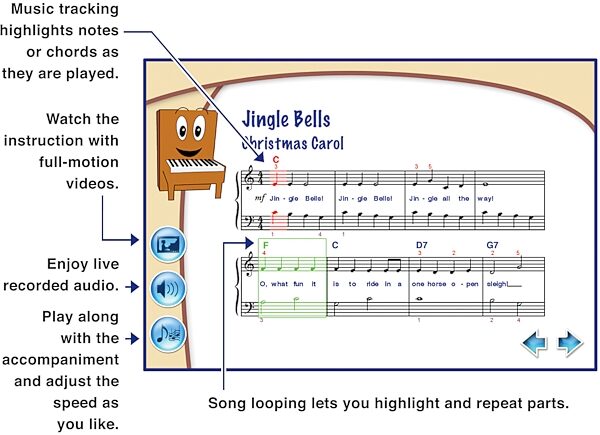 open zoom image for eMedia My Piano Software, Screenshot