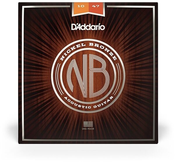 open zoom image for D'Addario Nickel Bronze Acoustic Guitar String Pack, NB1047, view