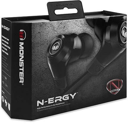 open zoom image for Monster NCredible N-ERGY In-Ear Earphones, Package