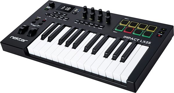 open zoom image for Nektar Impact LX25 MK3 USB MIDI Keyboard, 25-Key, New, Action Position Back